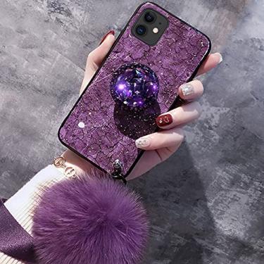 Imagem de Suporte de cristal Stand Strap Phone Case Para iPhone 13 11 PRO MAX 8 7 Plus XSMAX XR 12 ProMax Bling Glitter TPU Coque, 3, para iphone 7Plus 8Plus