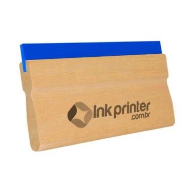 Imagem de Rodo com Tira de Poliuretano Azul para Serigrafia 80SH (35cm)