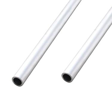 Imagem de Aopin Tubo redondo de alumínio 14 mm/0,55" ID x 20 mm diâmetro externo x 300 mm de comprimento, tubo reto de alumínio sem costura, 2 peças
