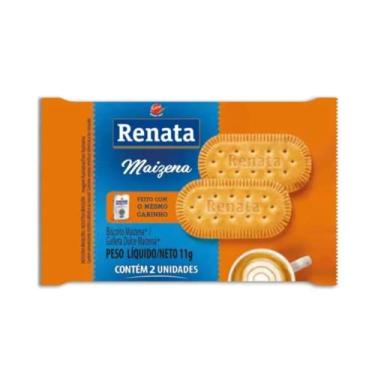 Imagem de Biscoito Renata Maizena Sachê 12g Pacote Com 60 Unidades