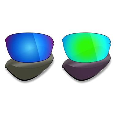 Imagem de Mryok 2 pares de lentes polarizadas de substituição para óculos de sol Oakley Half Wire 2.0 – Opções