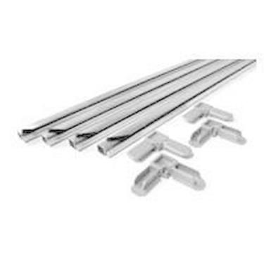 Imagem de Prime Line PL 7803 5/16" x 3/4", 3' Mill Kit de moldura de tela de alumínio