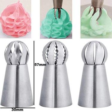 Imagem de 3 Bicos Russos Esféricos Em Aço Inox Esfera Carol Fiorentino