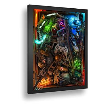 Imagem de Quadro Decorativo Poster Videogame Retro Gamer Jogos 04
