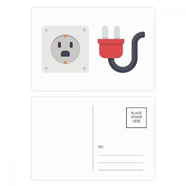 Imagem de Tomada de plugue padrão diagrama de circuito, cartão postal de aniversário, cartão de agradecimento