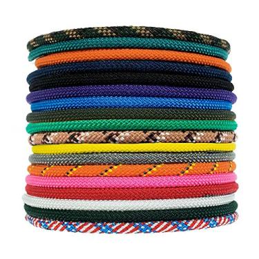 Imagem de Corda utilitária de nylon com bainha de polipropileno – balanços, acampamento, amarração, redes de carga, uso externo – e tamanhos, 3/8 inch x 100 feet, Hot Pink