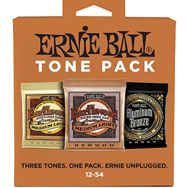 Imagem de ENC. 010-046 PARA GUITARRA REGULAR SLINKY ELEC TONE PACK KIT C/3 P03331 ERNIE BALL
