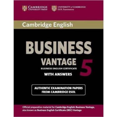 Imagem de Cambridge English Business Vantage 5 - Student`S Book With Answers