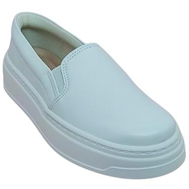 Imagem de Tênis Beira Rio Feminino Slip On Plataform Casual Cor:Branco;Tamanho:37