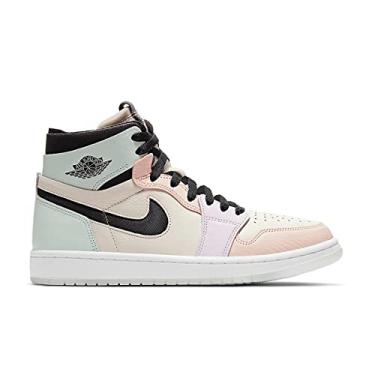 Imagem de Nike T nis feminino Jordan Air Jordan 1 Zoom CMFT Easter CT0979-101, Marfim claro/violeta preto-claro, 9.5