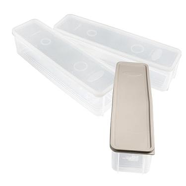 Imagem de HEMOTON Caixa 3pcs Caixa De Sorvete Recipiente De Gelo Potes De Sorvete Com Tampa Recipientes Com Tampas Molde De Sorvete Faça Você Mesmo Comida Congelada Lancheira Pp Forno De Micro-ondas