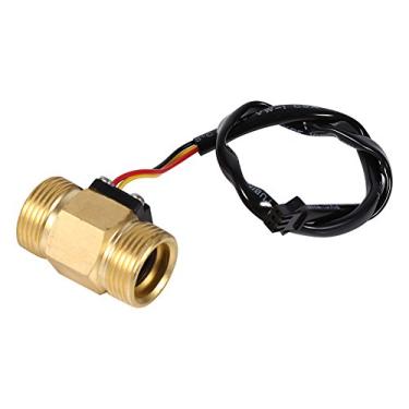Imagem de Full G3/4" Hall Effect Liquid Water Sensor Switch Flowmeter DN20mm British Thread 2-45L/Min