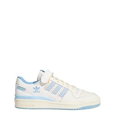 Imagem de adidas Tênis unissex Forum 84 Low ADV - basquete, atlético e tênis, Branco nuvem/céu claro/branco-creme, 11.5