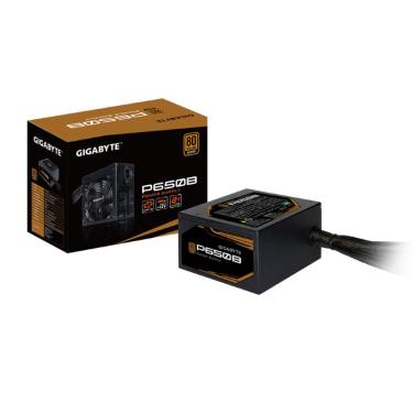 Imagem de Fonte 650W Gigabyte P650B - PFC Ativo - Eficiência 85% - 80 PLUS® Bronze - GP-P650B