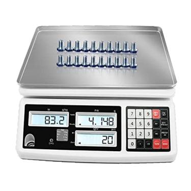 Imagem de 30kg / 1g Balança Eletrônica Precisa De Precisão Digital Laboratório LCD Balança Balança De Pesagem E Contagem Balança Científica/Industrial/De Ouro,15kg/0,5g,Bonny369