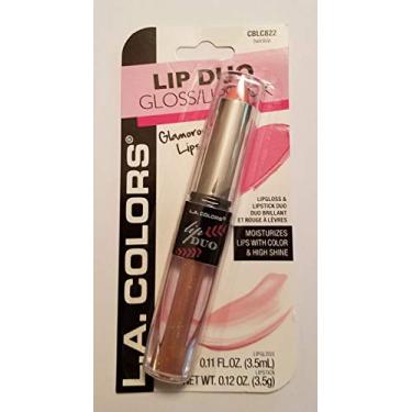 Imagem de LA Colours Lip Gloss & Lipstick Duo, Moisturises lips with natural colour & high Shine, BLC822 Twinkle