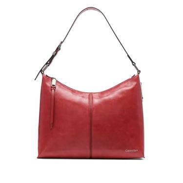 Imagem de Calvin Klein Bolsa de ombro Hobo Max Top Zip, Vermelho rubi, One Size