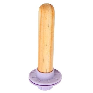 Imagem de Poleiro de Madeira para Pássaros, Suporte de Papagaio, Brinquedo Decorativo, Fácil Instalação, Resistente à Mordida, para Pássaros, Calopsitas para Periquitos (Roxo)