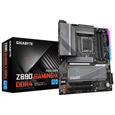 Imagem de GIGABYTE Z690 Gaming X DDR4 (LGA 1700/Intel Z690/ATX/ DDR4/Quad M.2/PCIe 5.0/ USB 3.2 Gen2X2 Tipo-C/ 2,5 GbE LAN/Placa-mãe de jogos)