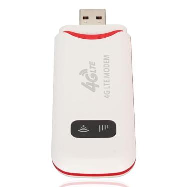 Imagem de Modem WiFi USB 4G LTE, Roteador Portátil 4G Com Slot para Cartão SIM, Alta Velocidade 300 Mbps, Mini Roteador Portátil para Ponto de Acesso para Viagens, Dongle 4G Desbloqueado,
