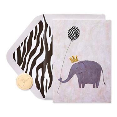 Imagem de Papyrus Cartão de aniversário para filho (Elefante e Zebra)