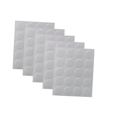 Imagem de UPKOCH 10 Folhas Peças Adesivos Epóxi Artesanais Resina Transparente Círculo Epóxi Adesivo Epóxi Cúpula Adesivos Tempo Adesivo Tempo Remendo Tempo Pedras Preciosas Adesivos Decoração