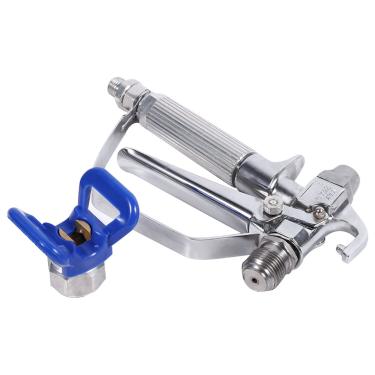 Imagem de Pistola de Pintura de Aço Inoxidável Ergonomicamente Projetada para Construção de Decoração de Casa