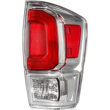 Imagem de Tektend Conjunto de luz traseira de freio traseiro compatível com lâmpadas traseiras Tacoma 2016-2023 2016 2017 2018 2019 2020 2021 2022 2023 Tacoma substituição original, lado do passageiro