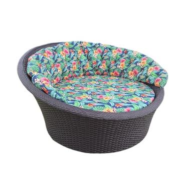 Imagem de Poltrona Redonda Primavera Chaise Concha Área Externa Jardim Varanda (Argila)