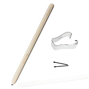 Imagem de Galaxy Z Fold 4 S Pen Fold Edition, S Pen Z Fold 4.4096 Níveis de pressão, caneta Stylus de substituição para Samsung Galaxy Z Fold 4 5G + pontas/pontas (bege) EF- FF92PCBEGUS