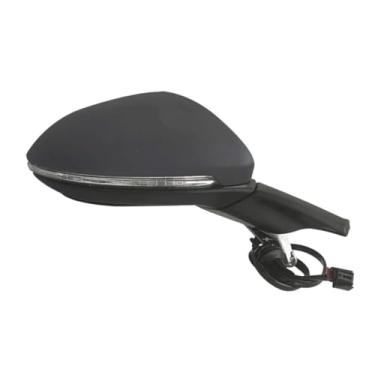 Imagem de Espelho retrovisor lateral adequado para Volkswagen VW Golf 7 MK7 2014 2015 2016 2016 Retrovisor lateral de passageiro, ajuste elétrico, seta, aquecimento, dobra elétrica, luz de chão, memória