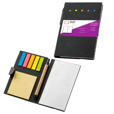 Imagem de Caderneta 10x15cm 50 Fls Sem Pauta e Blocos Adesivos Toronto TopGet