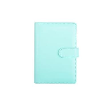Imagem de Caderno A6 Creative Macaron Hand Ledger PU Binder - Fivela - Verde (núcleo interno quatro em um)