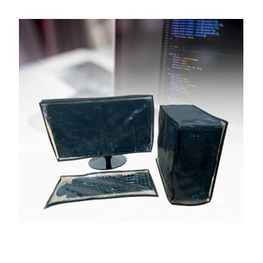 Imagem de CAPA COMPUTADOR PC MONITOR 28 E 29 POL + CPU + TECLADO COM ZÍPER (CLEAN CAPAS)