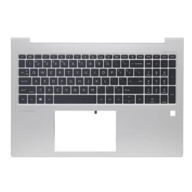 Imagem de Wzqrps Nova substituição para laptop HP EliteBook 860 G9 865 G9 G10 EliteBook 1060 G9 capa superior para montagem de teclado de apoio para as mãos, peça N08145-001 N13904-001 N13904-B31 prata (teclado