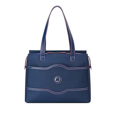 Imagem de DELSEY Paris Bolsa de ombro feminina Chatelet Air 2.0, Azul marino, One Size, Bolsa de ombro Chatelet 2.0