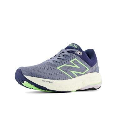 Imagem de New Balance Fresh Foam X 860 V14 Tênis de corrida feminino, Cinza ártico/sal marinho/lima branqueada Glo, 35