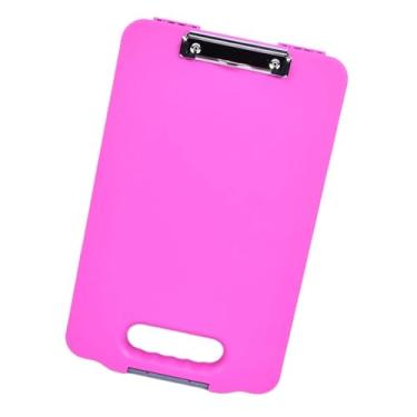 Imagem de menolana Prancheta com armazenamento de enfermagem área de transferência de alta capacidade a4 pasta de armazenamento prático para escritório em casa advogado, Vermelho