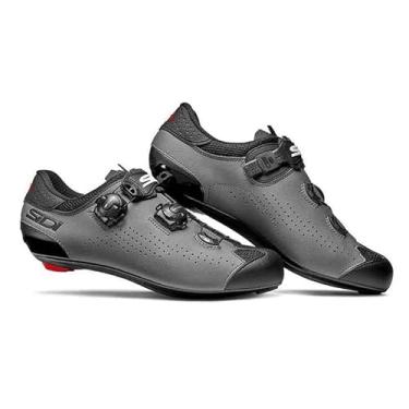 Imagem de SAPATILHA CICLISMO SIDI ROAD GENIUS 10 MEGA - BLACK/GREY/BLACK (42 EUR)