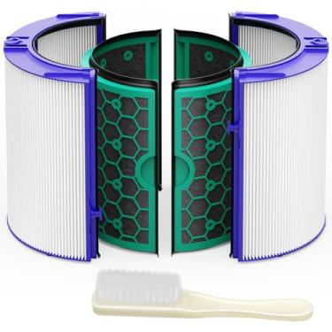 Imagem de Filtro de substituição TP04 para purificador de ar Dyson TP04 HP04 DP04 TP05 DP05, filtro HEPA de vidro combinado de 360° e filtro de carvão ativado (pacote com 1)