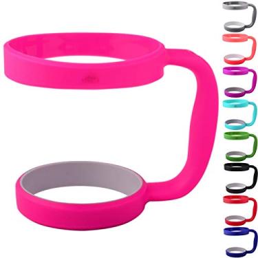 Imagem de STRATA CUPS Alça para copo de 850 g (rosa) disponível para copo Yeti de 850 ml, copo OZARK TRAIL, copo Rambler - livre de BPA