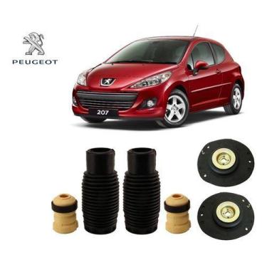 Imagem de 2 Kit Coxim Batente Coifa Do Amortecedor Dianteiro Peugeot 207 1.0 200