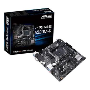 Imagem de Placa Mãe AM4 Asus Prime A520M-K M.2 Hdmi Vga DDR4