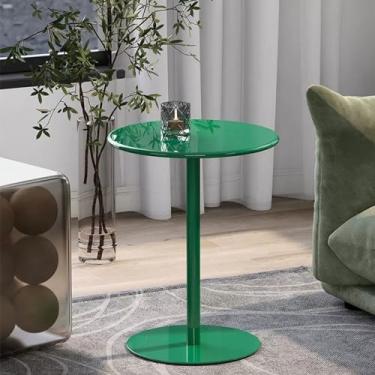 Imagem de Mesa de bar alta mesa de bar redonda para bar de coquetel, bar, casa, bar, café, chá, jantar, mesa de bistrô, mesa de café, mesa de lazer para 2 a 4 pessoas, economia de espaço