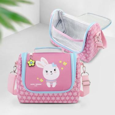 Imagem de Bolsa Lancheira Necessaire Térmica Lanches Infantil Criança Menino Men