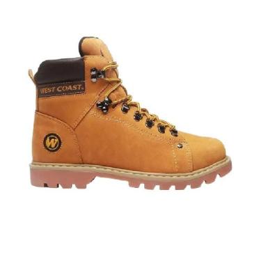 Imagem de Bota west coast couro worker classic nobuck, Marrom, 42
