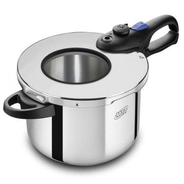 Imagem de Panela Pressão Inox C/ Cozivapor 6 Litros Mta 6020 - Indução