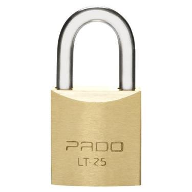 Imagem de Kit Com 10 Cadeados Latão Pado 25mm