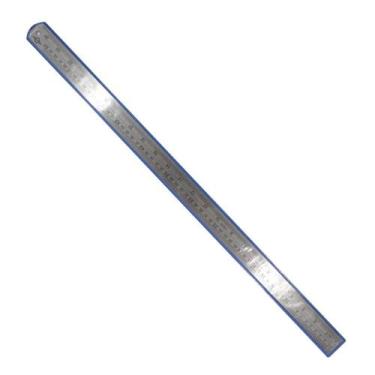 Imagem de Régua Aço Inox 60cm 24 Polegadas Desenho Projeto Brasfort