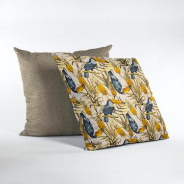 Imagem de Kit Capas de Almofadas Decorativas Lisa Estampada 45 X 45 - MUMUDECOR,